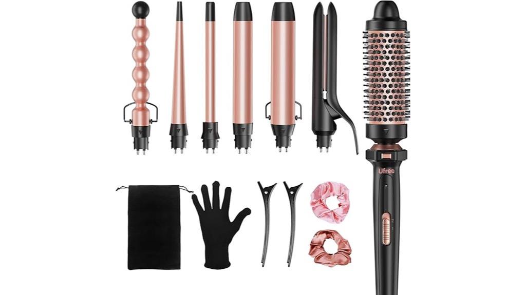 versatile 7 in 1 curling iron