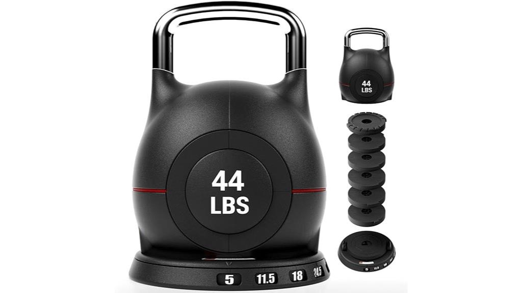 versatile adjustable kettlebell