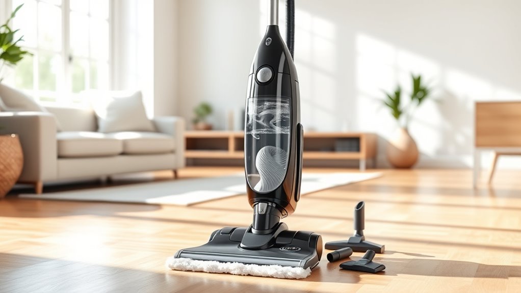 versatile efficient cleaning features