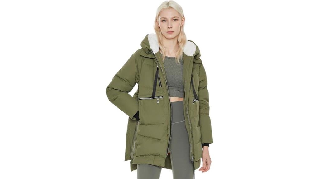 warm thickened down jacket