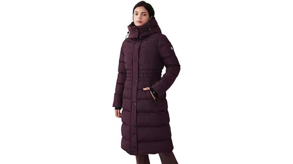 warm vegan down coat