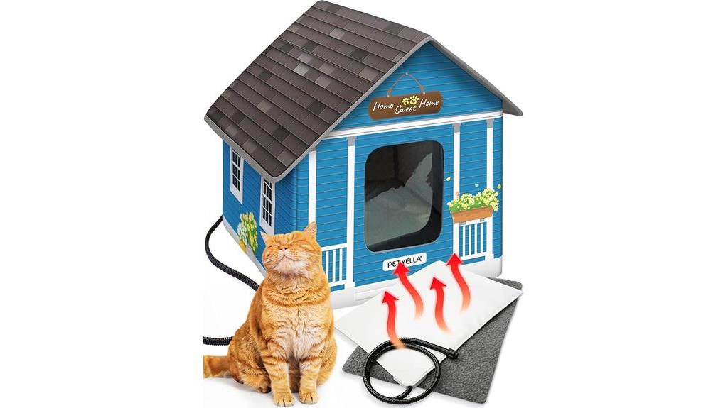 warm winter cat house