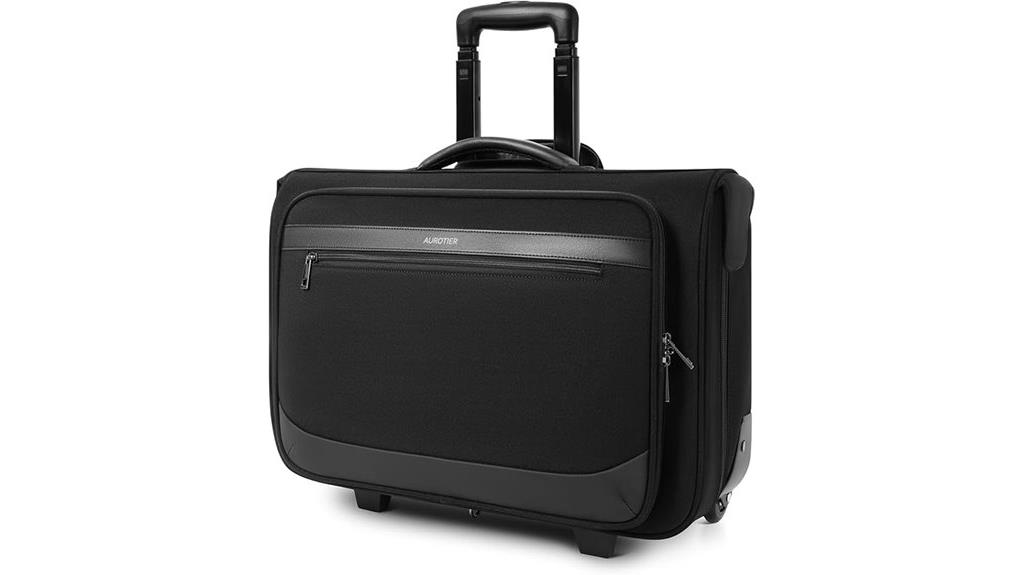 wheeled garment bag with laptop