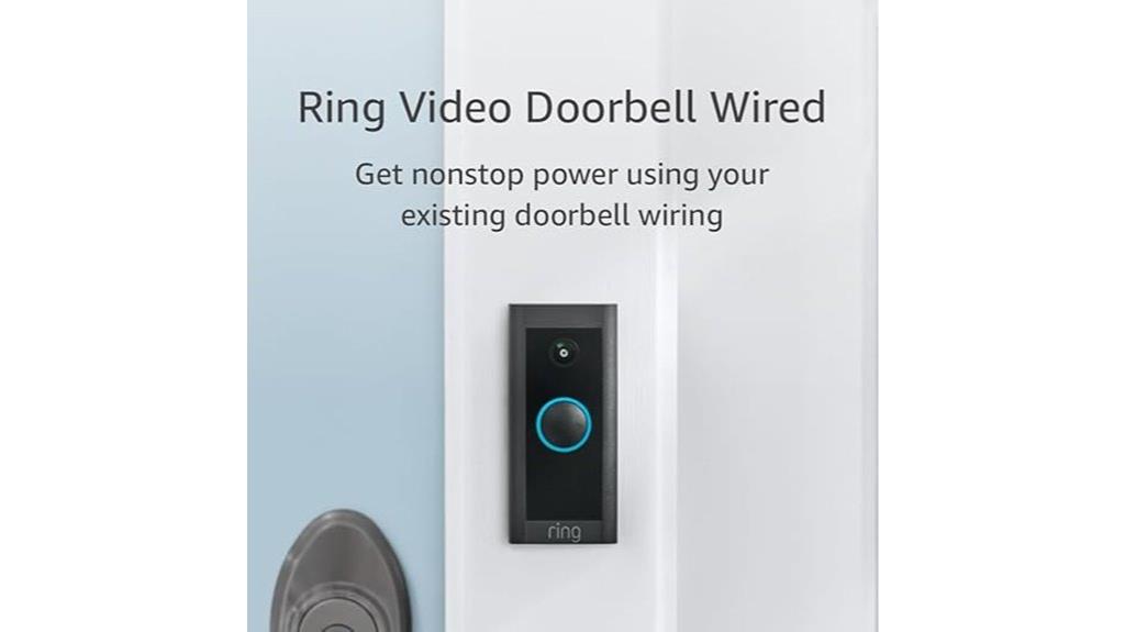 wired doorbell with camera