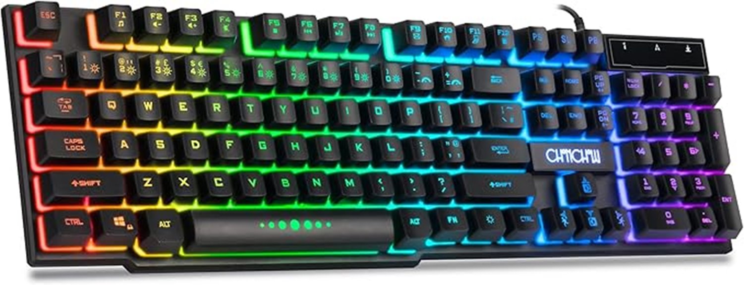 wired gaming keyboard for pcs