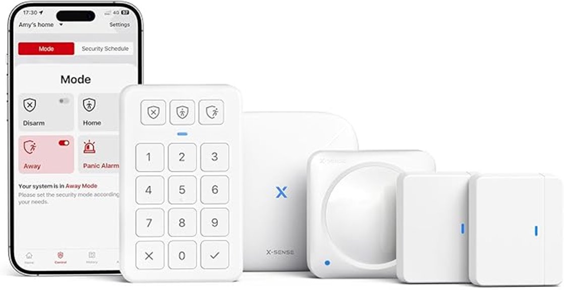 wireless 5 piece security system
