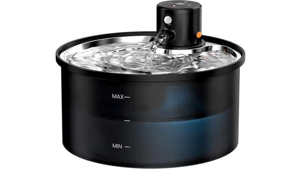 wireless battery powered water fountain