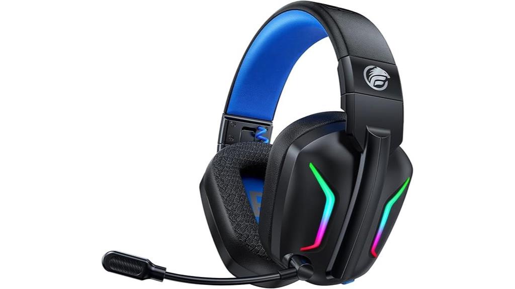 wireless gaming headset led