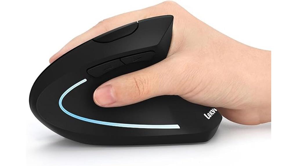 wireless vertical ergonomic mouse