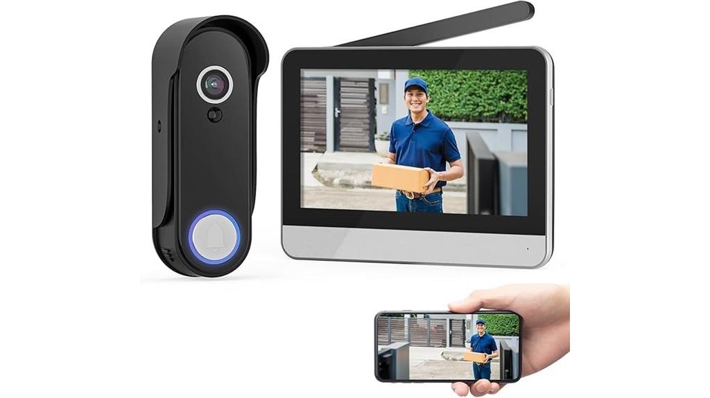 wireless video doorbell system