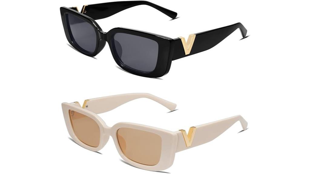 women s allarallvr rectangle sunglasses