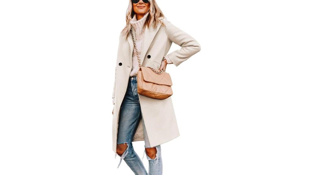 women s casual wool peacoat