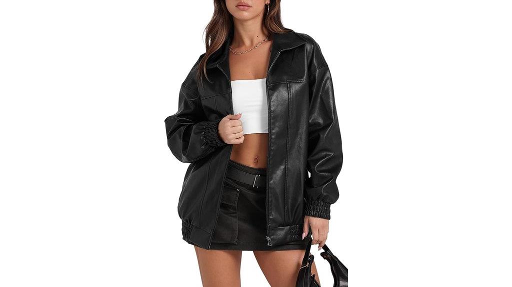 women s faux leather motorcycle jackets