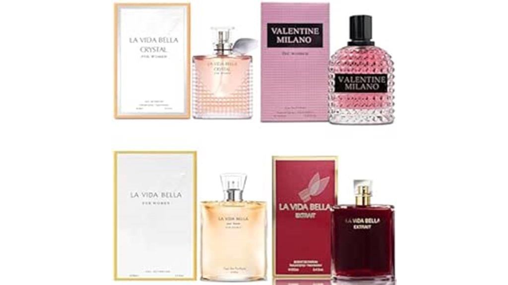 women s floral perfume set