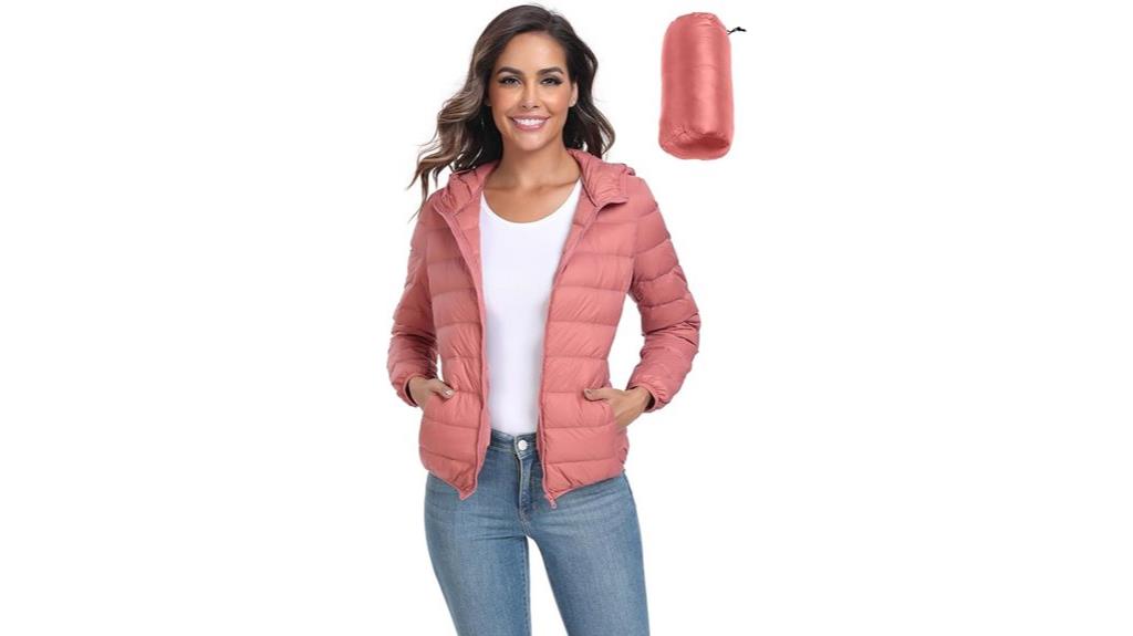 women s hooded down coat