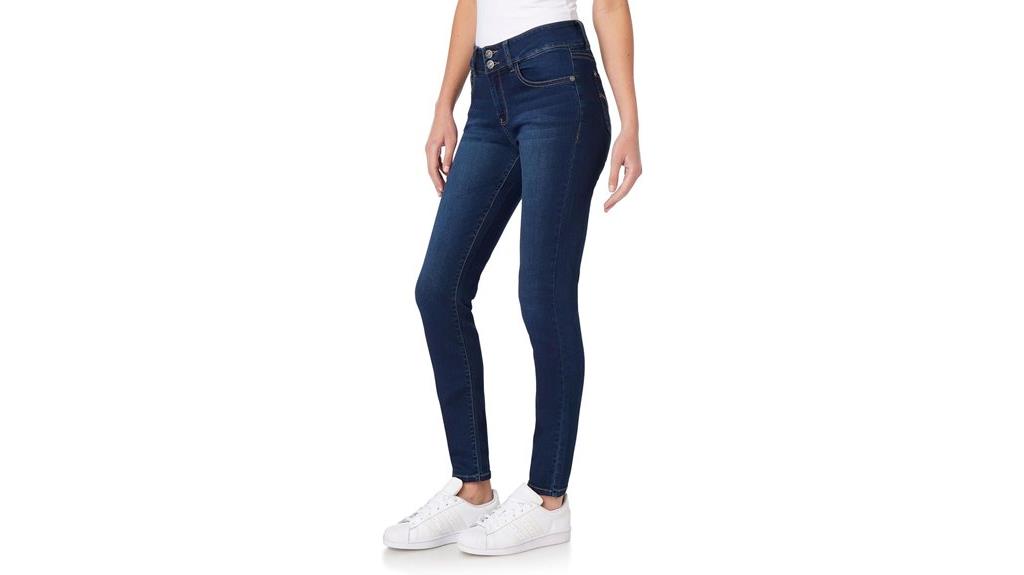 women s mid rise denim jeans