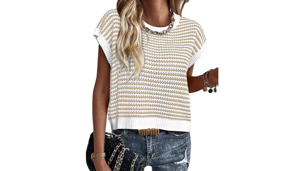 women s short sleeve sweater