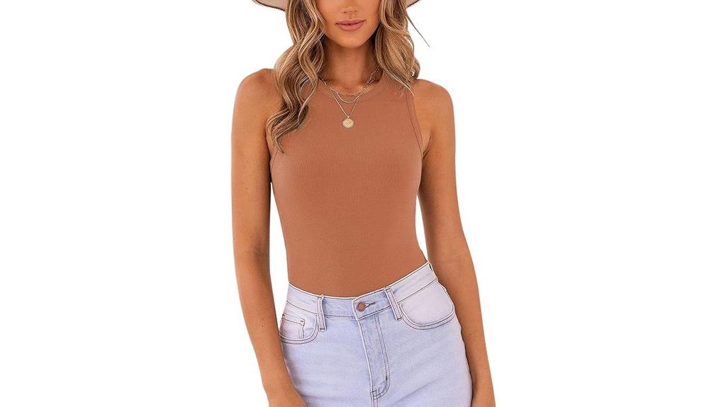 women s sleeveless bodysuit