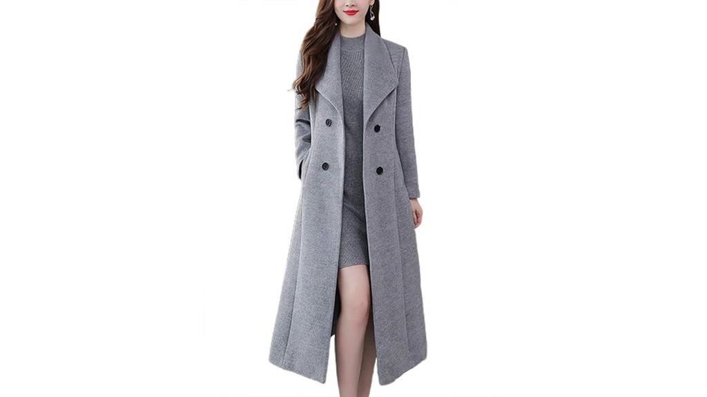 women s wool maxi coat