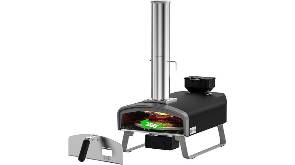 wood pellet pizza oven