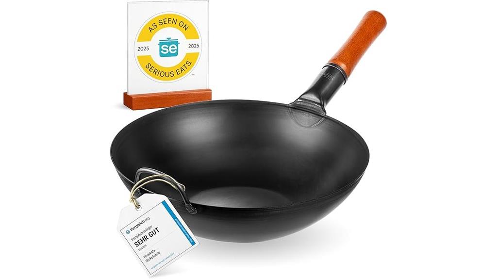 yosukata 13 5 carbon steel wok