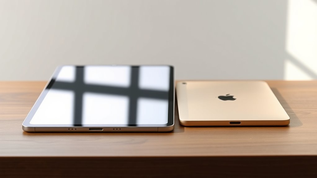 comparing ipad pro air