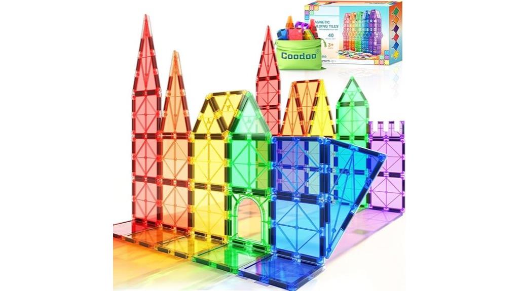 magnetic building toy set