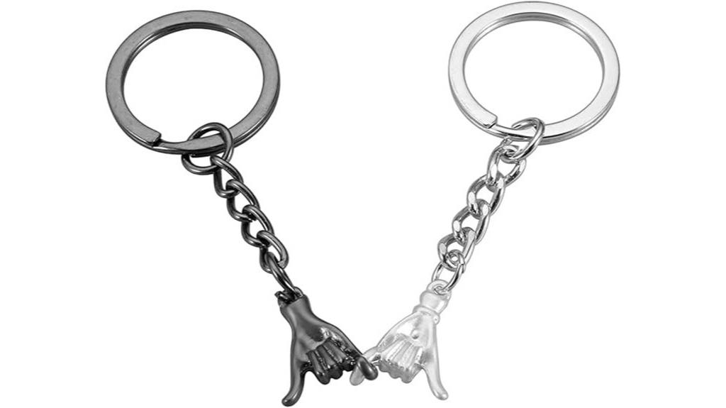 matching love keychains set