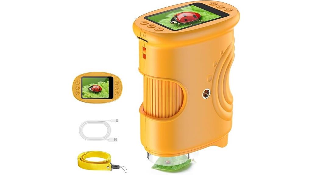 portable kid friendly microscope