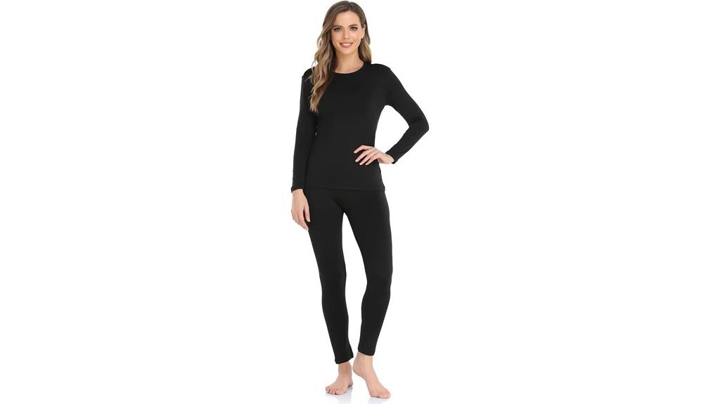 warm fleece lined base layer