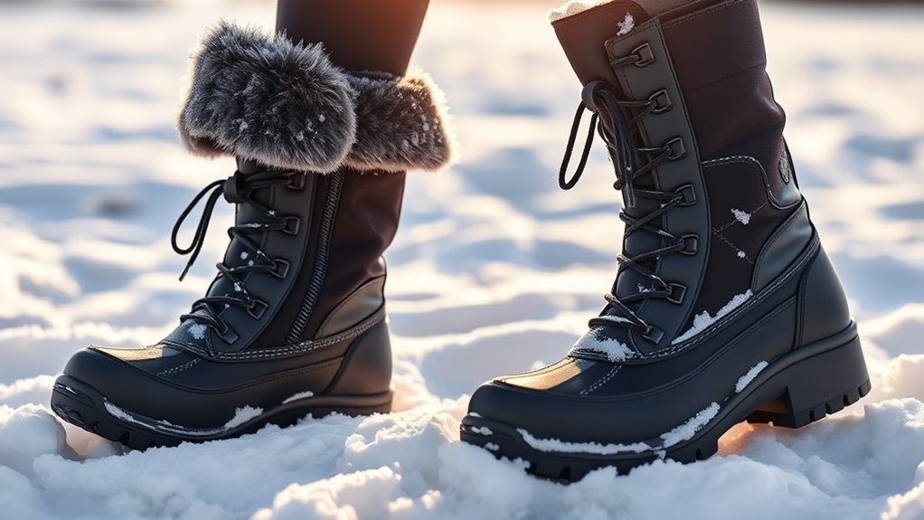 waterproof comfortable insulated slip resistant