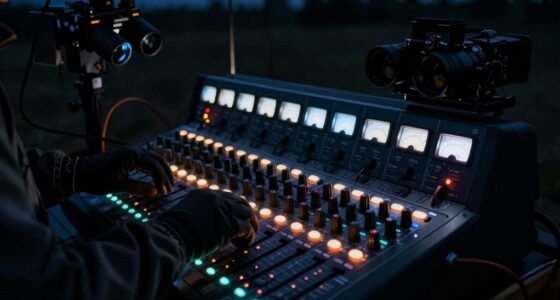 adjusts audio levels during investigations