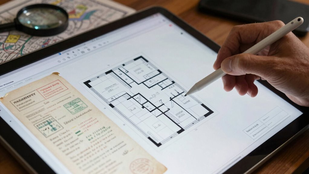 analyzing building layout and history
