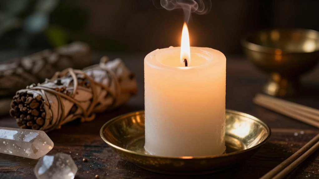 candles role in cleansing