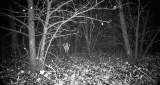 eerie darkness obscures details