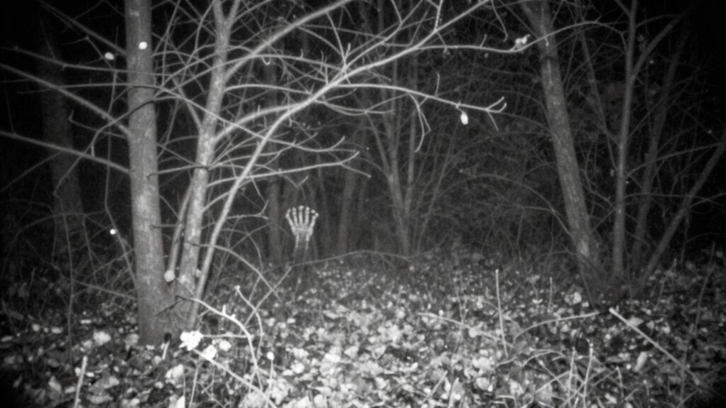 eerie darkness obscures details