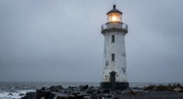 eerie lonely lighthouse atmospheres