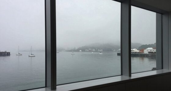 empty harbor hotel window