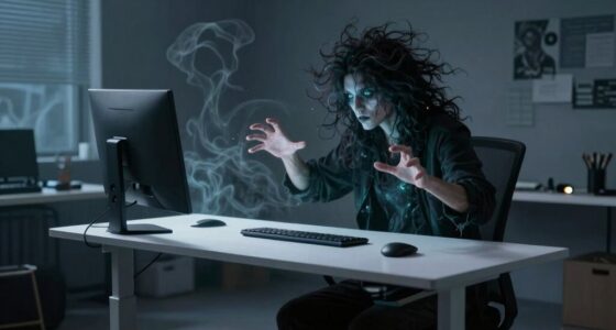 energetic paranormal creator standing