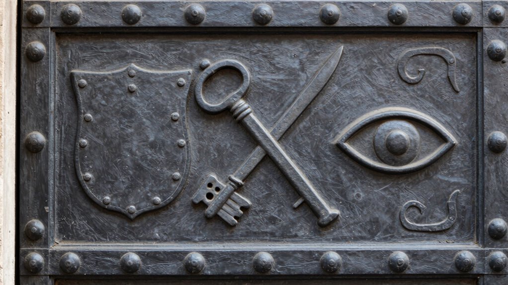 european protective door symbols