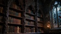 gothic bookcases suit paranormal spaces