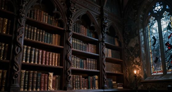 gothic bookcases suit paranormal spaces