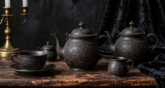 gothic inspired cast iron decor