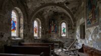 haunted european monastery ruins