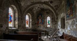 haunted european monastery ruins