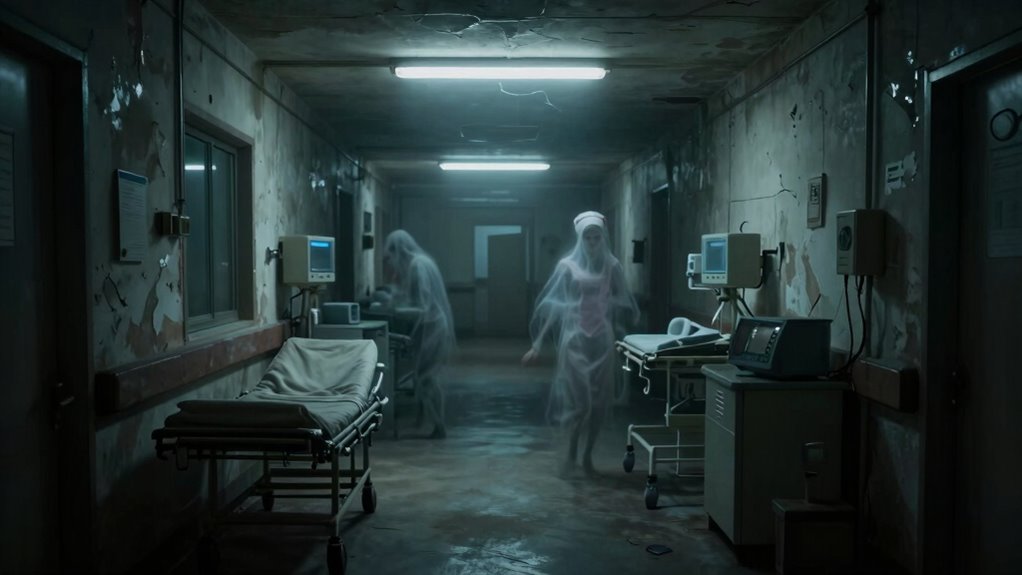 haunted hospital corridors and rooms