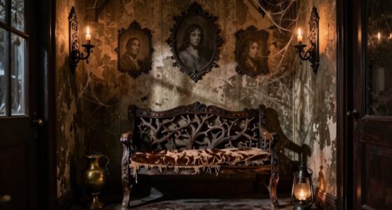 haunted house entry decor