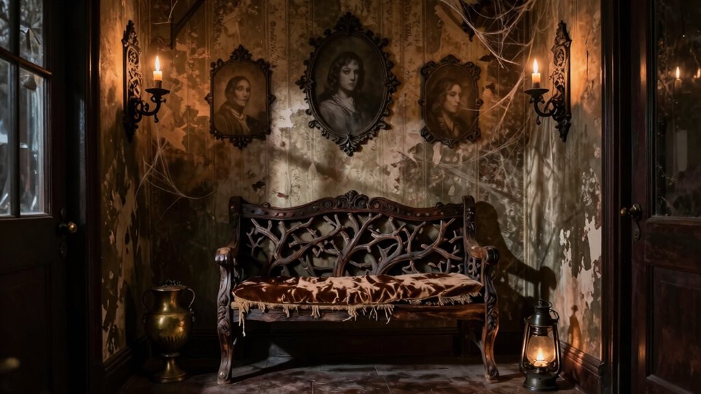 haunted house entry decor