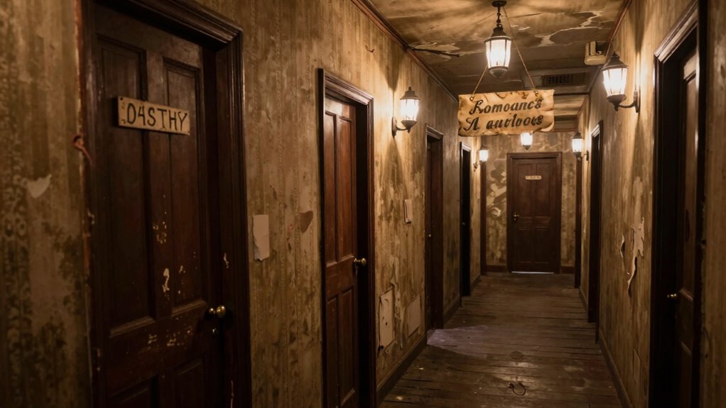 haunted shifting maze like corridors