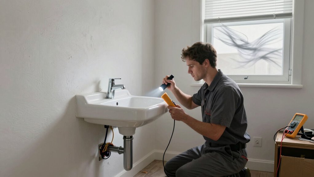 inspecting for structural issues